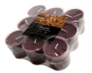 Zestaw 18 sztuk tealightow cynmonowych