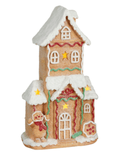 Domek LED z piernika świąteczny