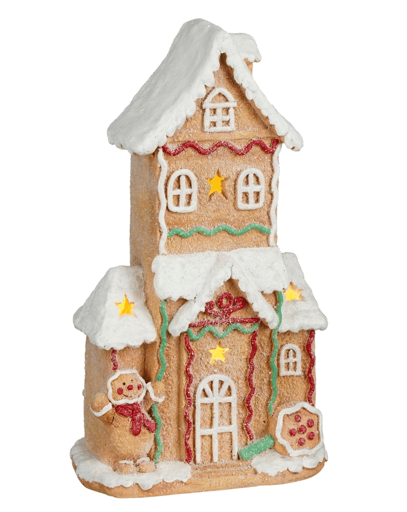 Domek LED z piernika świąteczny