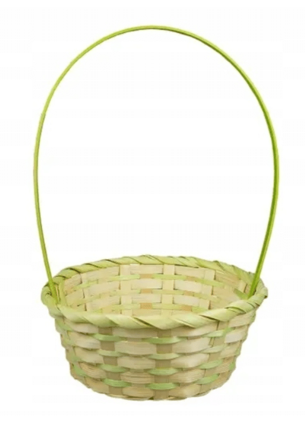 Koszyczek Wielkanocny Beżowy Koszyk na jajka beżowy