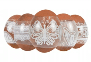 Owijki Termokurczliwe Koronka Wielkanoc 9 sztuk
