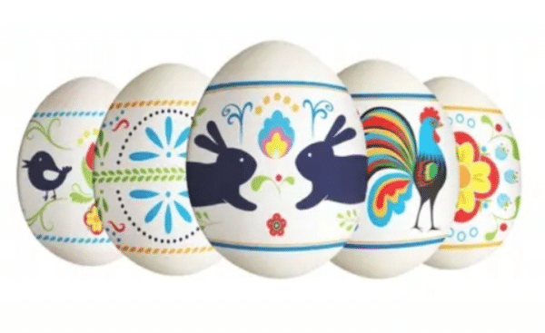 Owijki Termokurczliwe Regionalny Wzór Wielkanoc 6szt.