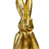 Złoty Królik Dekoracyjny Figurka Glamour Vintage Wielkanoc Ozdoba