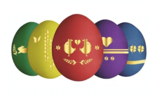 Zestaw do zdobienia pisanek 6 el