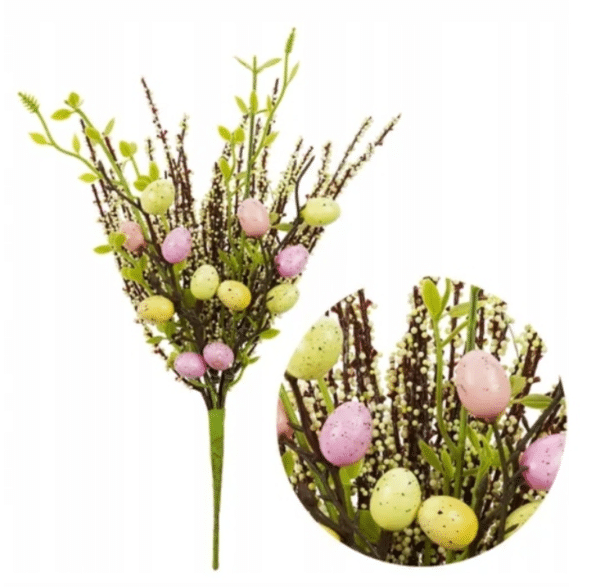 Bukiecik z Pisankami Wielkanoc Wiosna Kolorowy 30cm