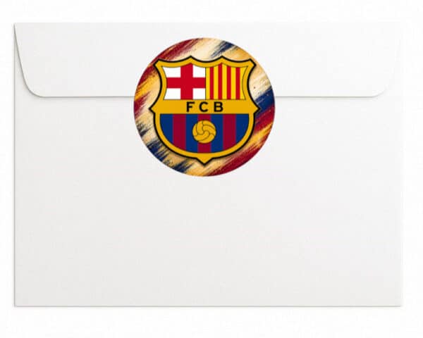 Zaproszenia na urodziny fc barcelona 8 sztuk