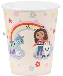 Kubeczki Koci Domek Gabi, mix, 250 ml