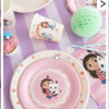 Talerzyki Koci Domek Gabi, mix, 18 cm