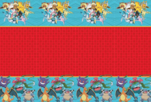 Obrus plastikowy Pokemon, 120x180 cm