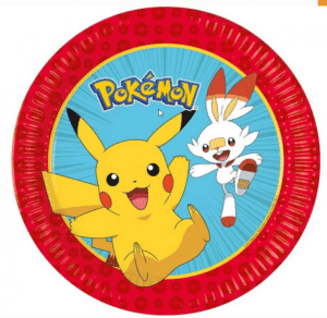 talerzyki papierowe pokemon 23m