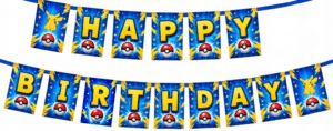 bANER-gIRLANDA URODZINOWA pokemon