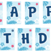 Baner-Girlanda na Urodziny Stitch