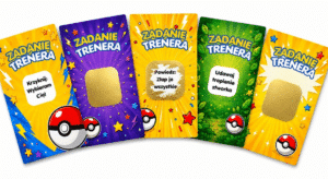 Karty Zdrapki Zadania Urodzinowe POKEMON - 24 sztuki