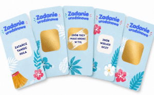 Karty Zdrapki Zadania Urodzinowe Stitch - 24 sztuki