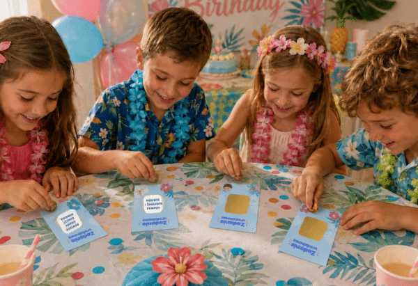 Karty Zdrapki Zadania Urodzinowe Stitch - 24 sztuki