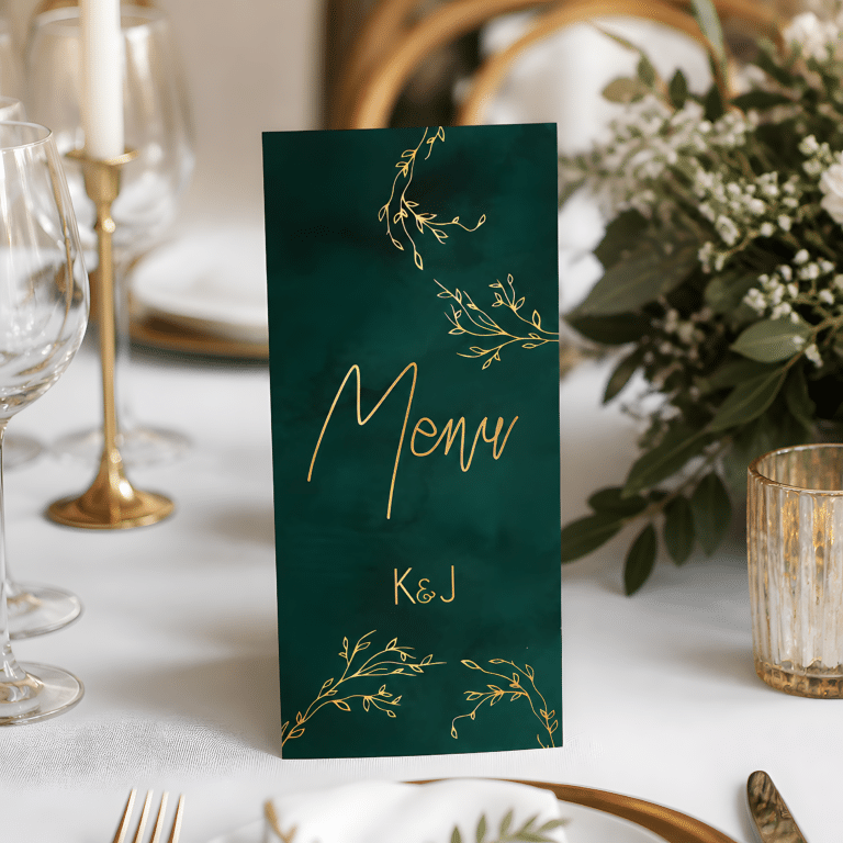Menu weselne na osobę czy na stół? Jak obliczyć liczbę kart i zaplanować ich ustawienie