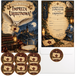 Zaproszenia alohomora czarodziejskie